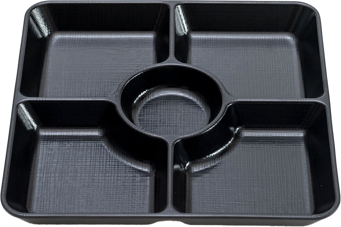 Matte Five-sided Plate