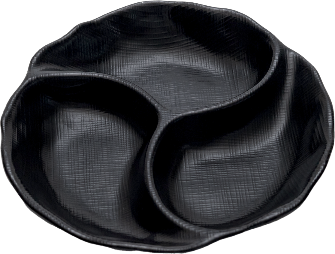 Matte Three-sided Plate
