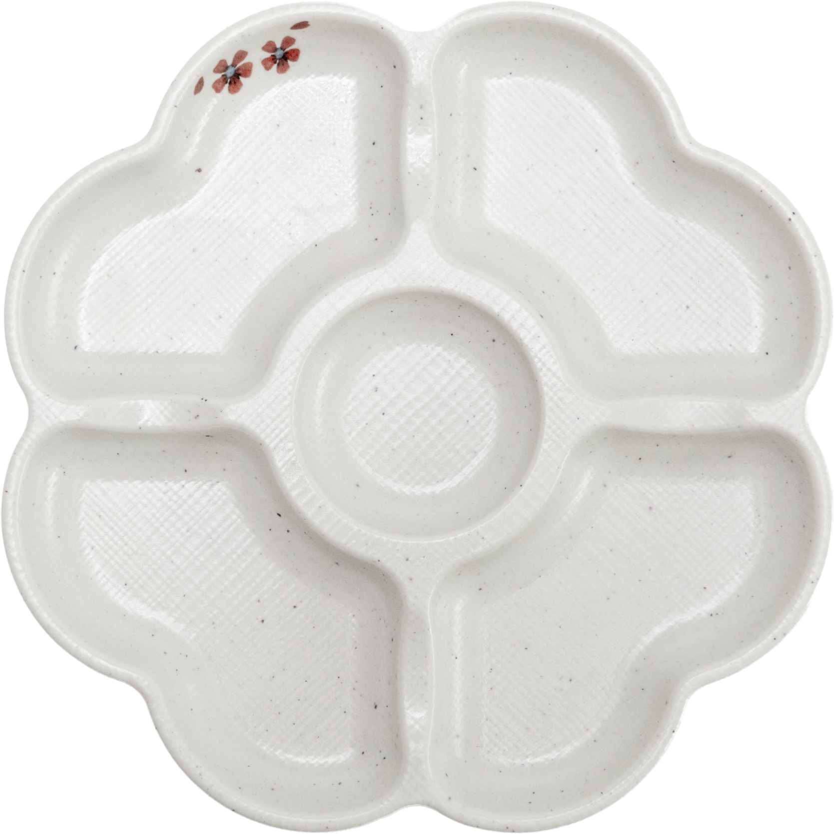 Matte Clover 5-sided Plate