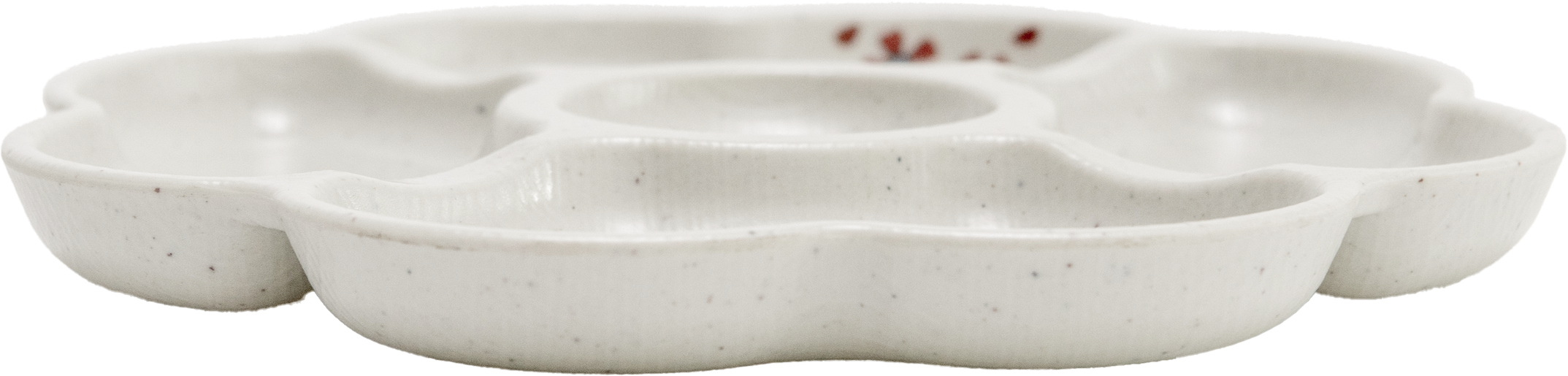Matte Clover 5-sided Plate