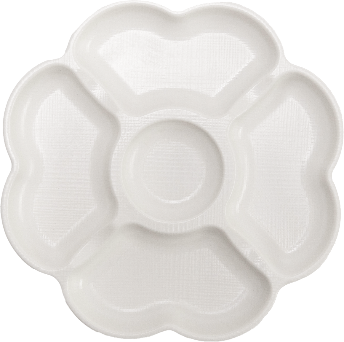 Matte Clover 5-sided Plate