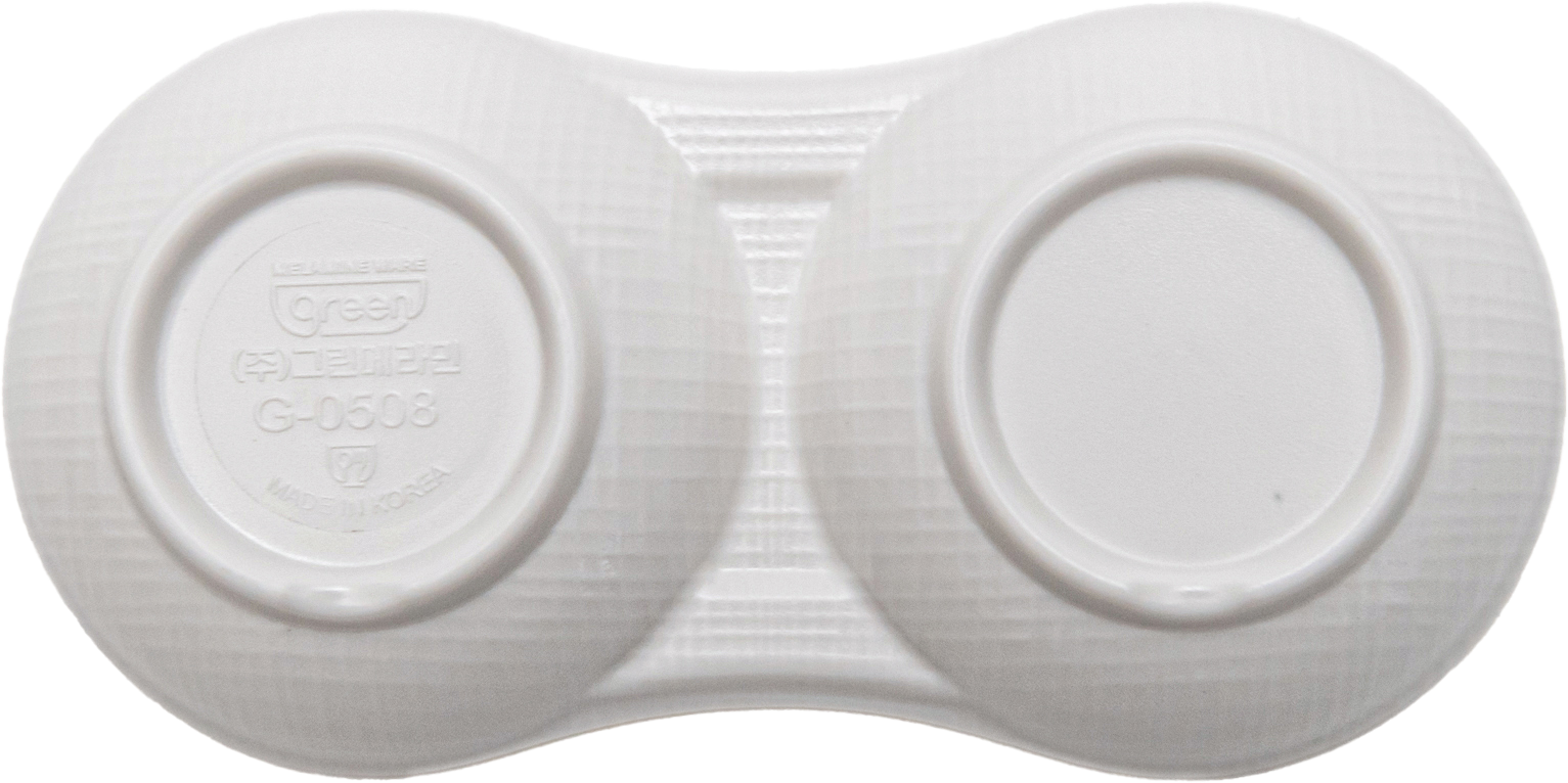 Matte Circular 2-sided Sauce dish