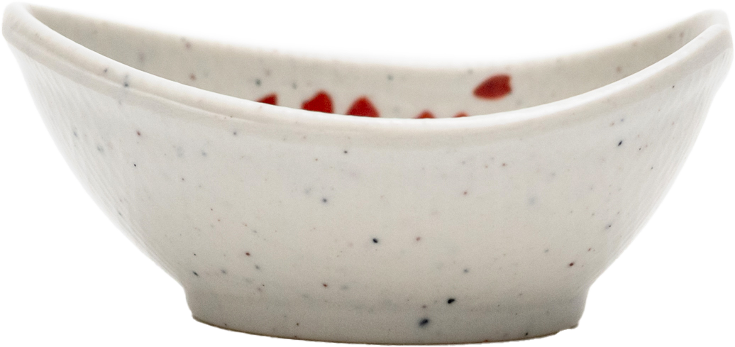Matte Leaf shaped Sauce dish