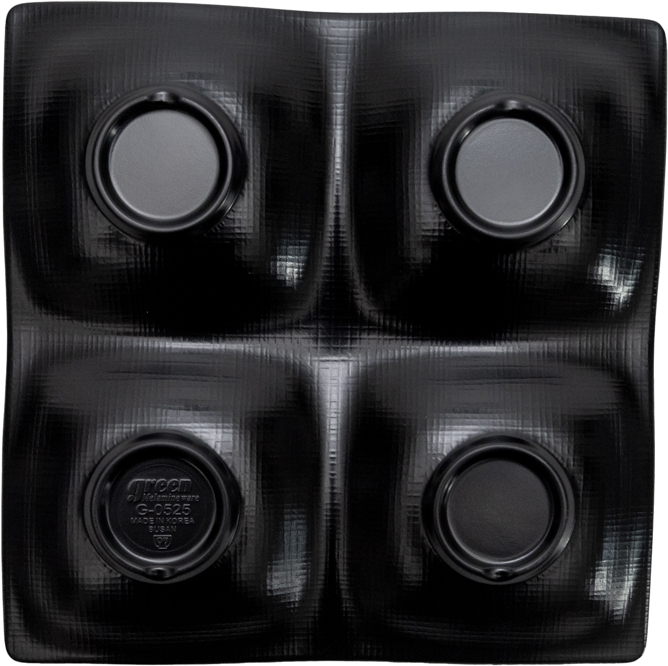 Matte 4-Divided Side Plate