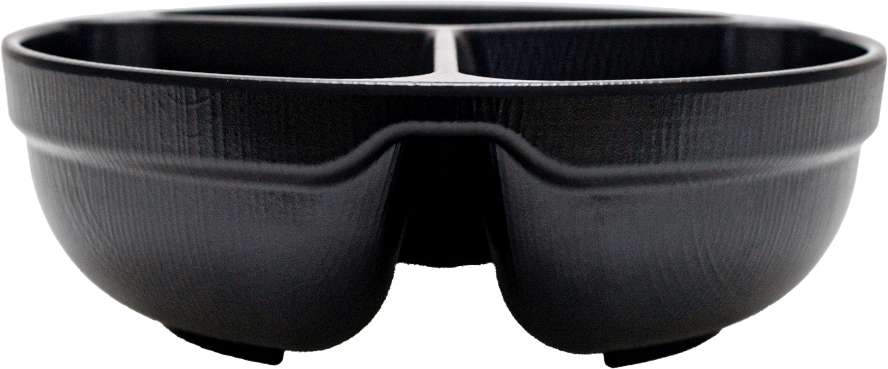 Matte 3-Divided Noodle Bowl